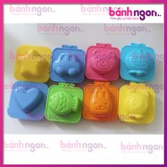 Bộ 8 khuôn cơm Bento hình ngộ nghĩnh