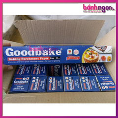 Giấy Nến Nướng Bánh Không Thấm Dầu Goodbake Dùng Để Lót Nướng Bánh 30cm x 5m