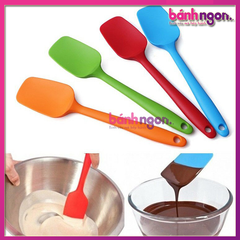 Phới Trộn Bột Spatula Silicone Chịu Nhiệt, Đúc Liền Dùng Để Đánh Bột,Trộn Bột, Vét Kem 28cm (Dạng Thìa)