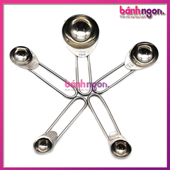 Bộ 5 Muỗng Đong Định Lượng Nguyên Liệu Inox Mẫu 1