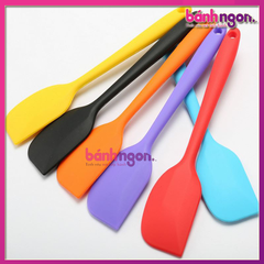 Phới Trộn Bột Spatula Silicone Chịu Nhiệt, Đúc Liền Dùng Để Đánh Bột,Trộn Bột, Vét Kem 21cm-28cm