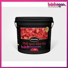 Mứt Trái Cây Dâu Tây Fruhana Dùng Làm Nhân Bánh Và Trang Trí Bánh Kem Hộp 1Kg (45% Trái Cây Nhập Khẩu)