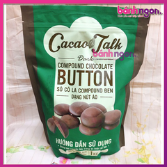 Sô Cô La Compound *Đen* Dạng Nút Áo Cacao Talk Gói 1kg