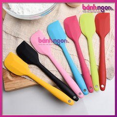 Phới Trộn Bột Spatula Silicone Chịu Nhiệt, Đúc Liền Dùng Để Đánh Bột,Trộn Bột, Vét Kem 21cm-28cm