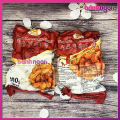 Bánh Gạo Tokbokki Hàn Quốc Nhân Phô Mai Gói 500G (Màu Đỏ)