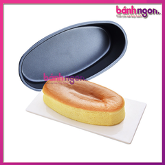 Khuôn Loaf Đúc Hình Oval Chống Dính Làm Bánh Cheese Cake, Bánh Bông Lan, Hoa cúc D08