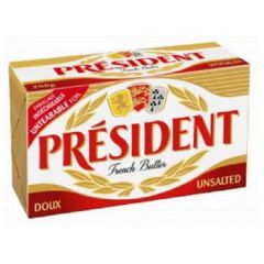 Bơ Nhạt President Doux 82% FAT 250gr