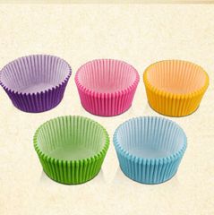 Cup giấy cupcake mềm một màu 11cm