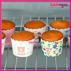 Cup Giấy Cứng Lót Nướng Bánh Cupcake 6cm (50 cái)