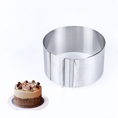 Khuôn bánh mousse hình tròn điều chỉnh kích thước 16-30cm