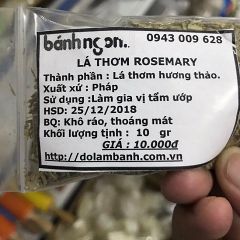 Lá Thơm Hương Thảo Rosemary 10gr