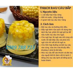 Bột Thạch Rau Câu Giòn 12g/Bột Làm Thạch Dẻo Con *Sóc Vàng* Làm Thạch Cực Ngon