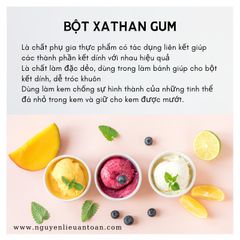 Bột Xanthan Gum E415 Gói 100g Phụ Gia Làm Dày, Đông Đặc