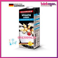 [CHỈ SHIP NỘI THÀNH HÀ NỘI] KEM TƯƠI WHIPPING CREAM NAARMANN 1L THƠM BÉO HƯƠNG VỊ HẤP DẪN