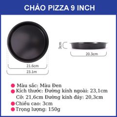 Bộ 5 Khuôn Làm Bánh Cao Cấp Chống Dính,Khuôn Nướng Bánh Cupcake, Pizza, Bánh Mì Bằng Thép Carbon An Toàn