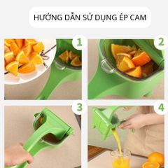 Dụng cụ ép trái cây, ép cam, rau củ cầm tay đa năng Chất liệu cao cấp an toàn tiện lợi