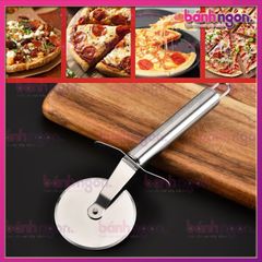 Dao Cắt Bánh Pizza 1 Lưỡi Inox 21cm