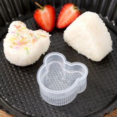 Combo 7 Khuôn Kèm Thìa Làm Cơm Nắm Sushi Onigiri Bento Nhiều Hình Cho Bé Cho Bé ăn Dặm