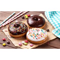 Khuôn Silicone Donut 6 Lỗ,Khay Nướng Làm Bánh Ngọt Chống Dínhh