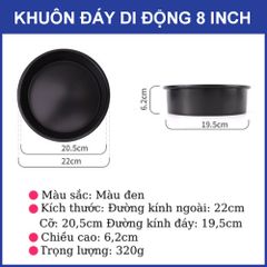 Bộ 5 Khuôn Làm Bánh Cao Cấp Chống Dính,Khuôn Nướng Bánh Cupcake, Pizza, Bánh Mì Bằng Thép Carbon An Toàn