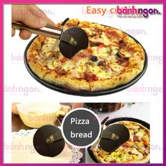 Dao Cắt Bánh Pizza 1 Lưỡi Inox 21cm