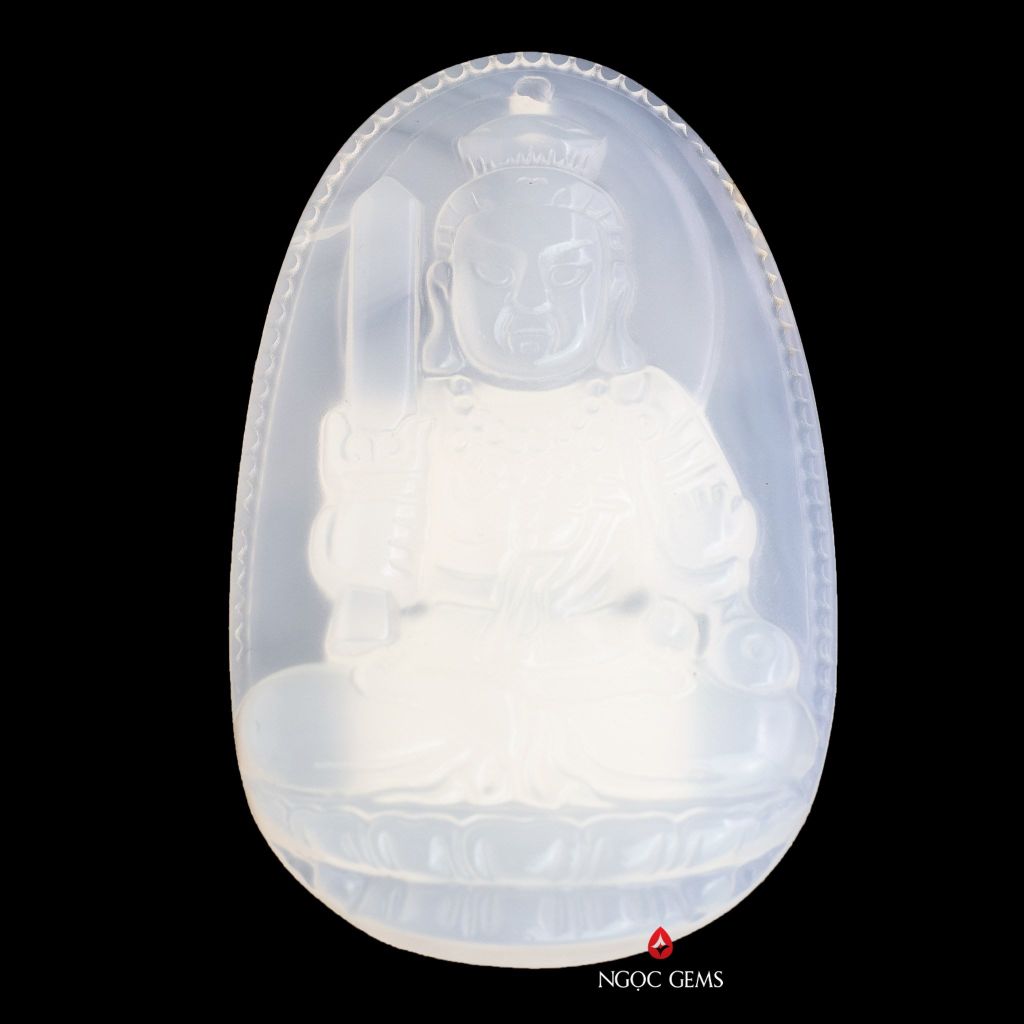 Pthật Bản Mệnh - Bất Động Minh Vương - Agate Trắng