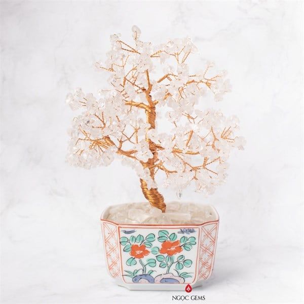 Cây tài Lộc Thạch Anh Trắng