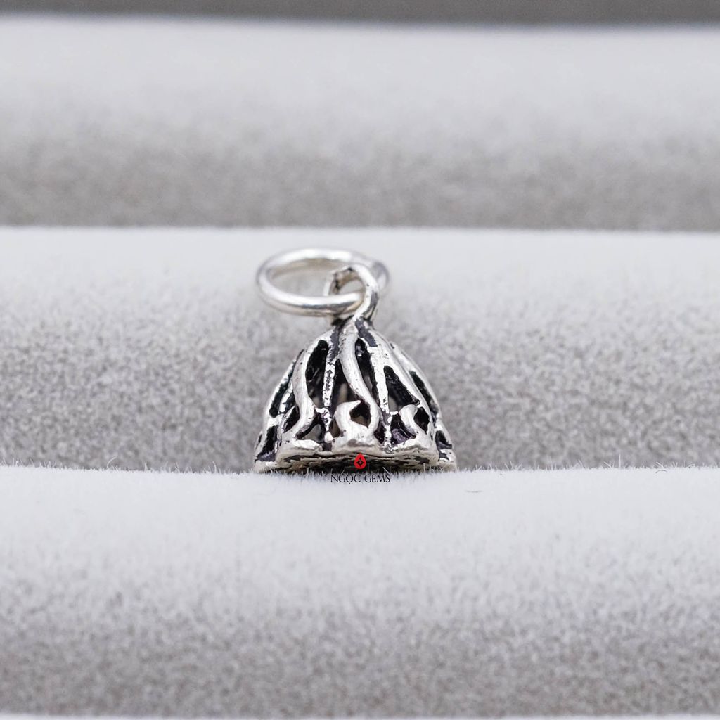 Charm rơi Đài Sen - Bạc 925