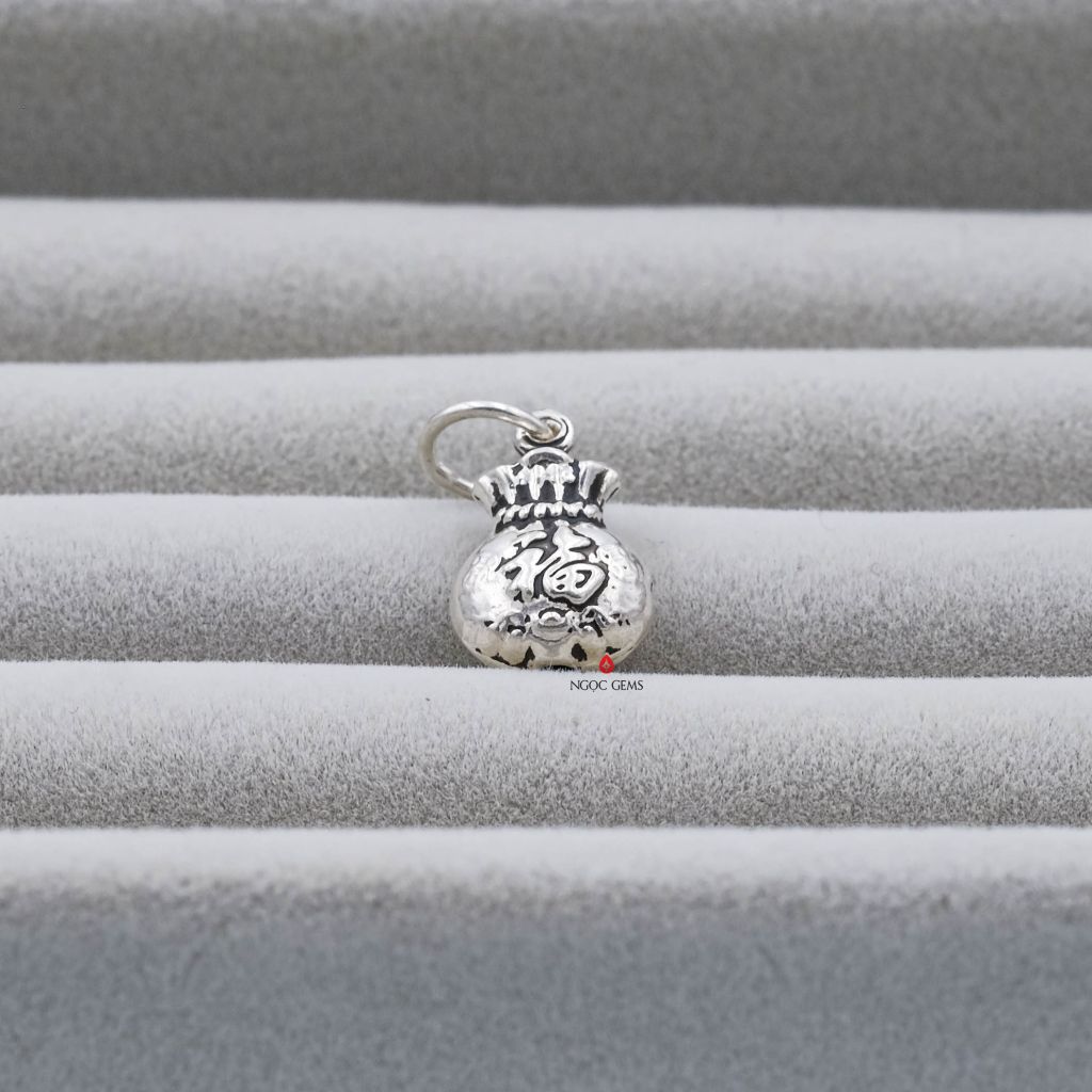 Charm bạc rơi Túi Tài Lộc - Bạc 925