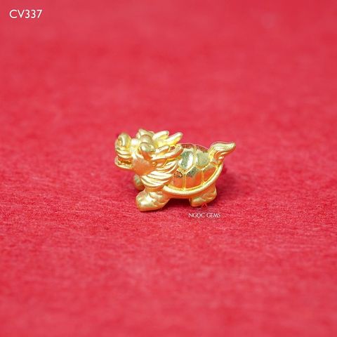 Charm Vàng Long Quy (Rùa Hóa Rồng)