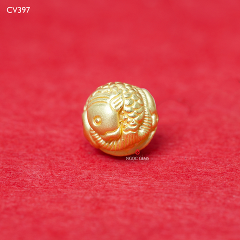 Charm vàng 9999 Cầu Cá Chép - Vàng 9999 - 2.1 grams