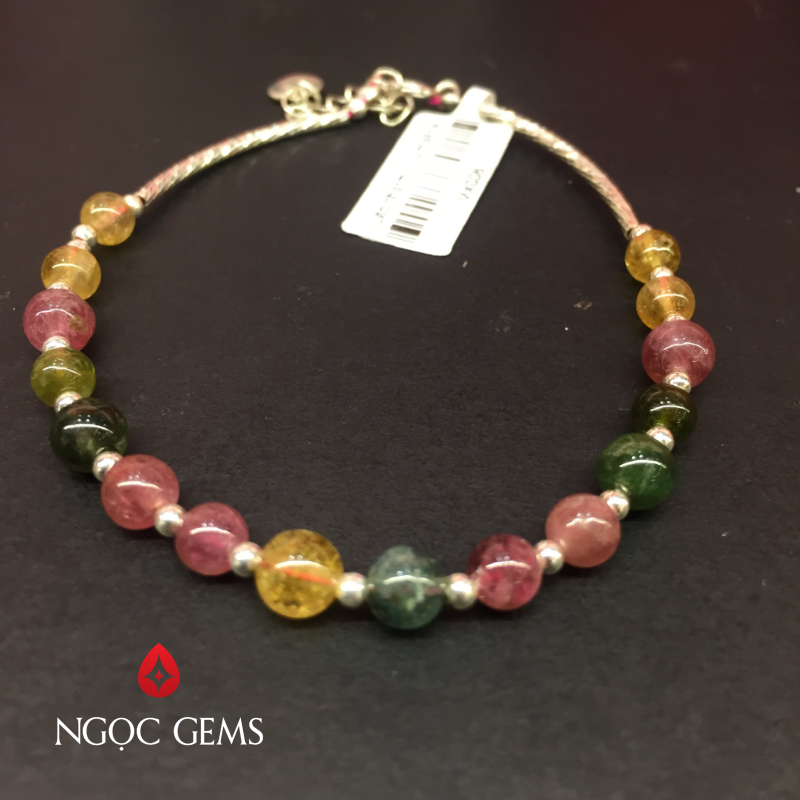 Lắc charm Tourmaline