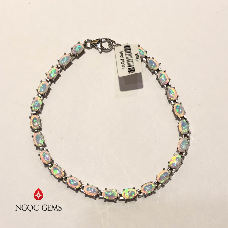 Lắc Opal (Oval)