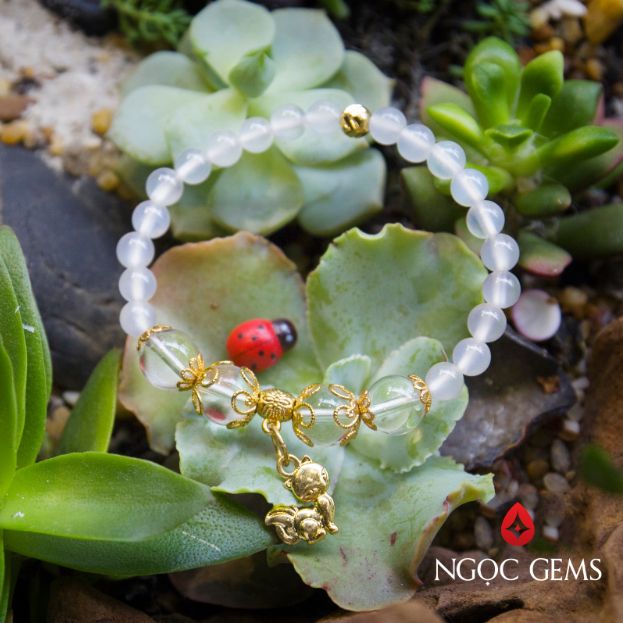 Charm Thạch Anh Trắng