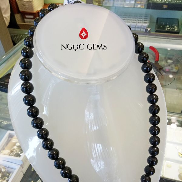 Vòng cổ Agate Đen