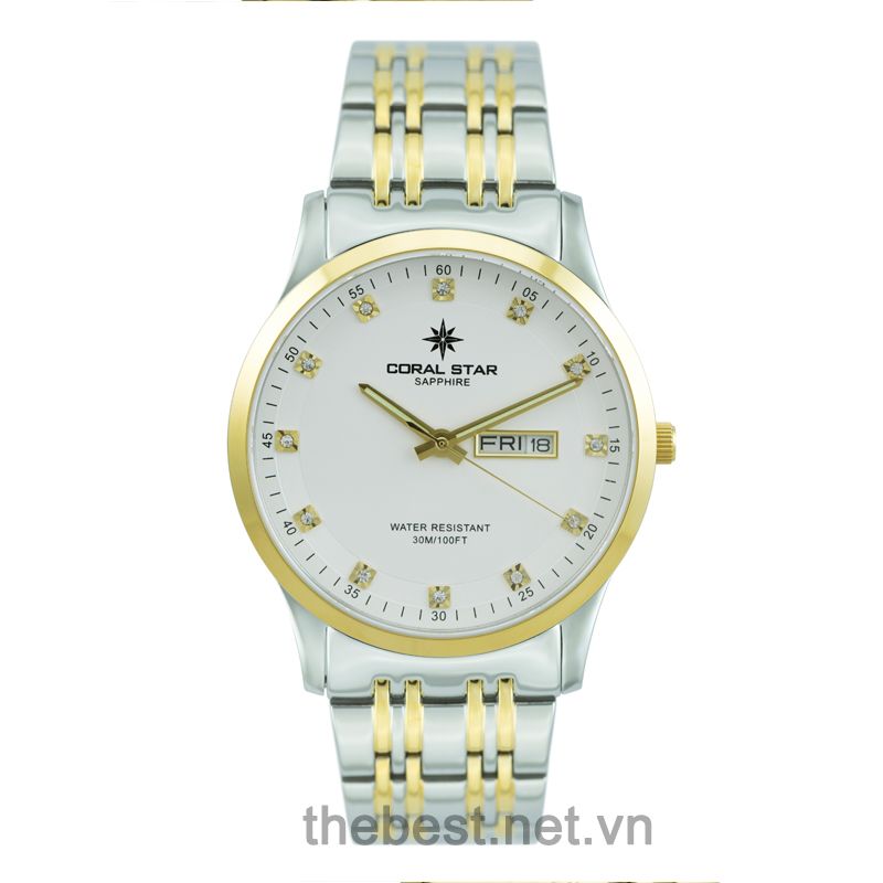 Đồng Hồ Đeo Tay Chính Hãng Coral Star 1229SA Sapphire