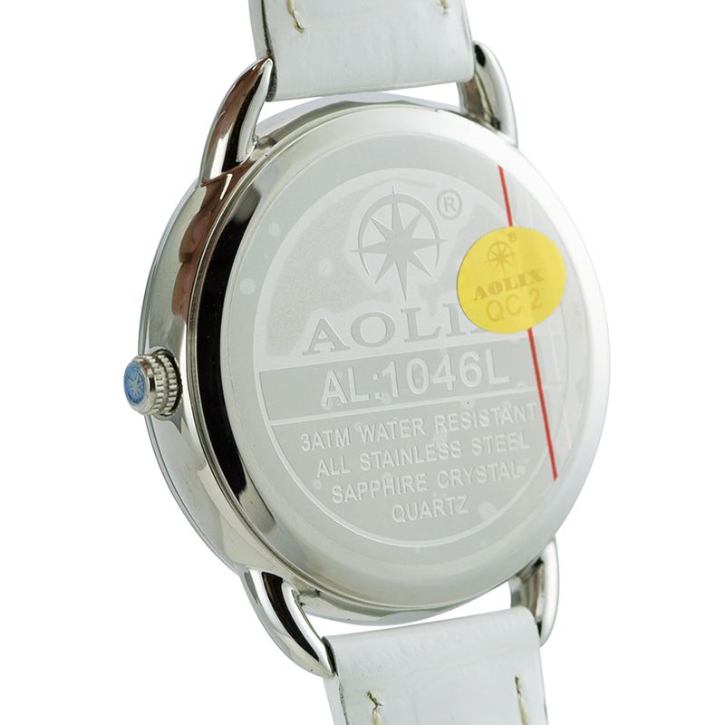 Đồng Hồ Dây Da Nữ Chính Hãng Aolix AL-1046L Sapphire