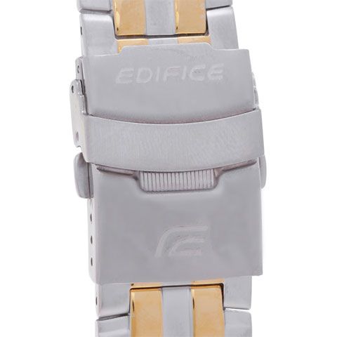Đồng Hồ Nam Casio 5106 Sapphire Dây Thép Bạc Phối Vàng F1