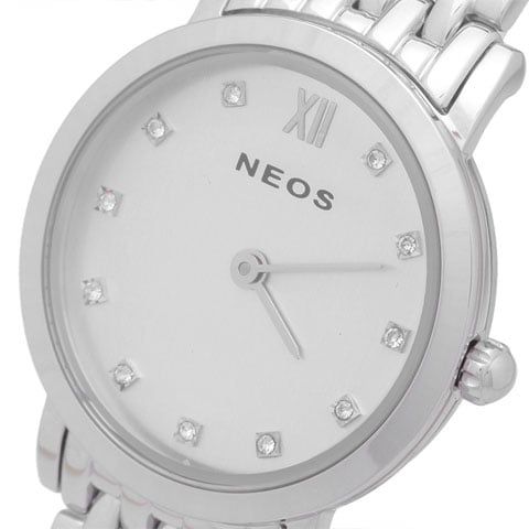 Đồng Hồ Neos N-30852L Nữ Dây Thép Bạc