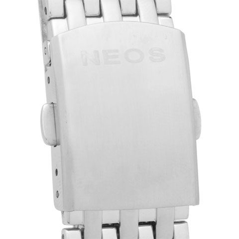 Đồng Hồ Nam Chính Hãng Neos N-30859M Sapphire Dây Thép Bạc