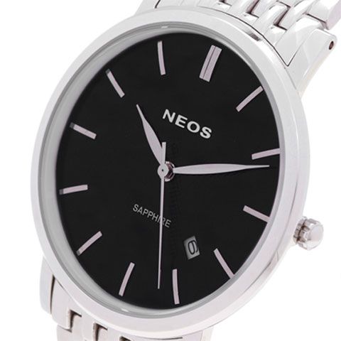 Đồng Hồ Nam Chính Hãng Neos N-40676M Dây Thép Bạc Sapphire