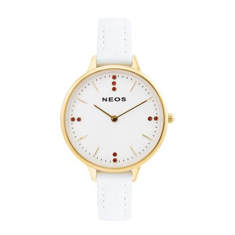 Đồng Hồ Dây Da Thời Trang Nữ Neos N-40727L Sapphire