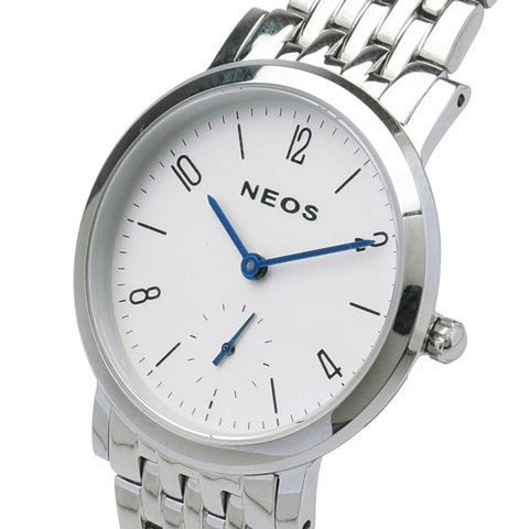 Đồng Hồ Nữ Thời Trang Neos N-40728L Sapphire Dây Thép Bạc