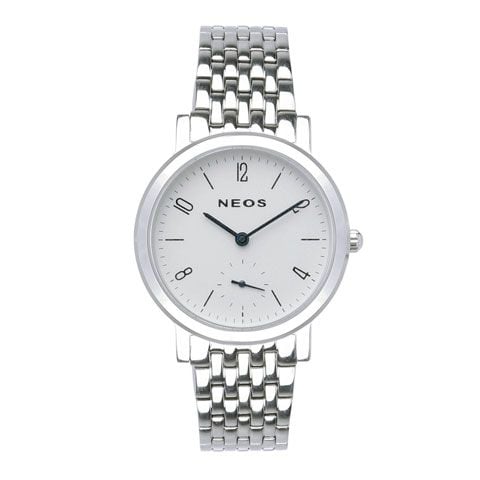Đồng Hồ Nữ Thời Trang Neos N-40728L Sapphire Dây Thép Bạc