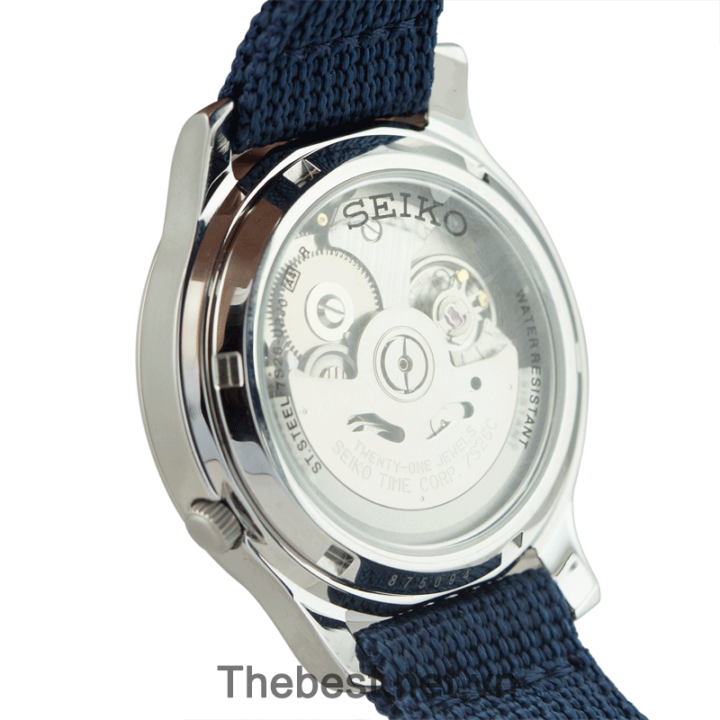 Đồng Hồ Chính Hãng Seiko 7S2602J0 Quân Đội Dây Dù