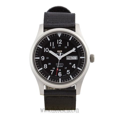 Đồng Hồ Nam Seiko 5 Quân Đội 7S3603J0 Máy Cơ Dây Vải Dù