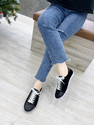 LUSSO - GIÀY THỂ THAO NỮ SNEAKER ĐEN TRẮNG - S002204S