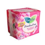 Băng vệ sinh Laurier Fresh & Free Dày Không Cánh 8 miếng