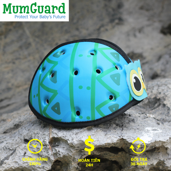 Khuyến mãi Mũ BH trẻ tập đi, đi xe máy MUMGUARD OWL