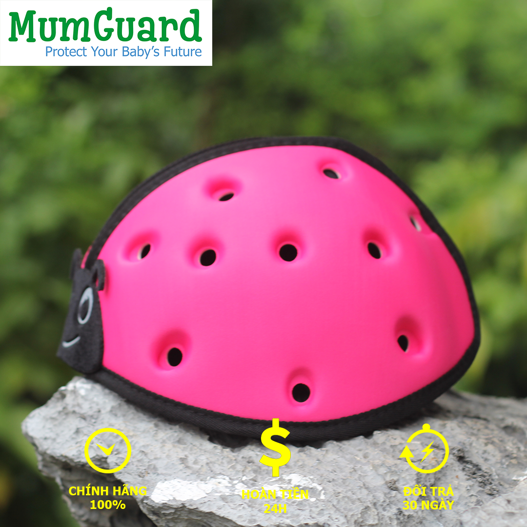 Mũ BH trẻ tập đi, đi xe máy MUMGUARD PINK